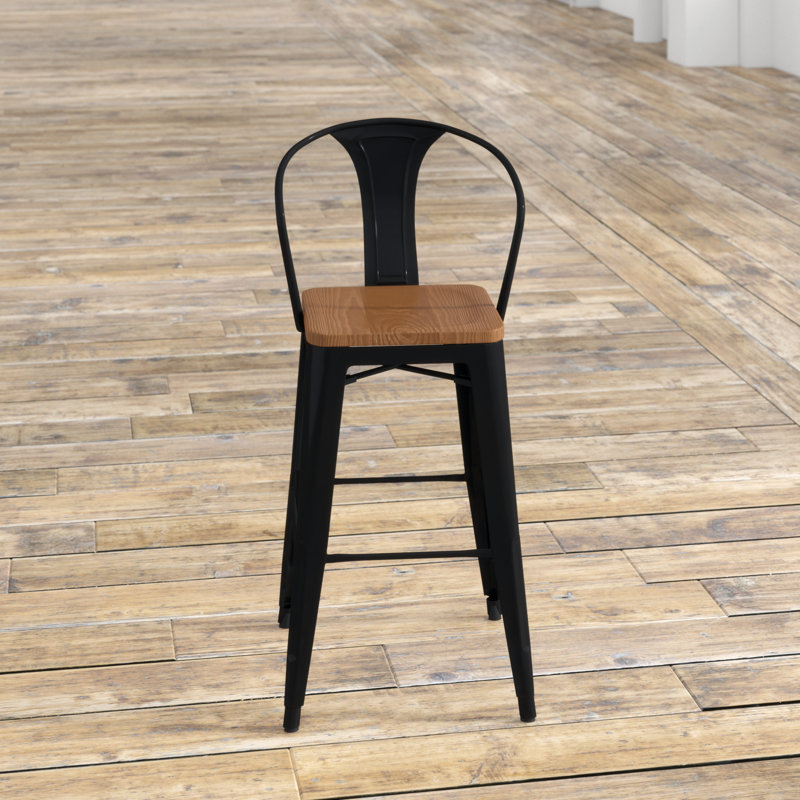 Zipcode Design™ Irvington Solid Wood Counter & Bar Stool & Reviews